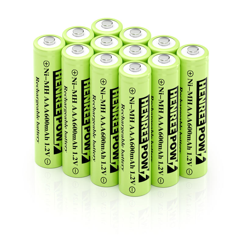 Henreepow 1,2 V 600 mAh AA Ni-MH Nabíjateľné batérie