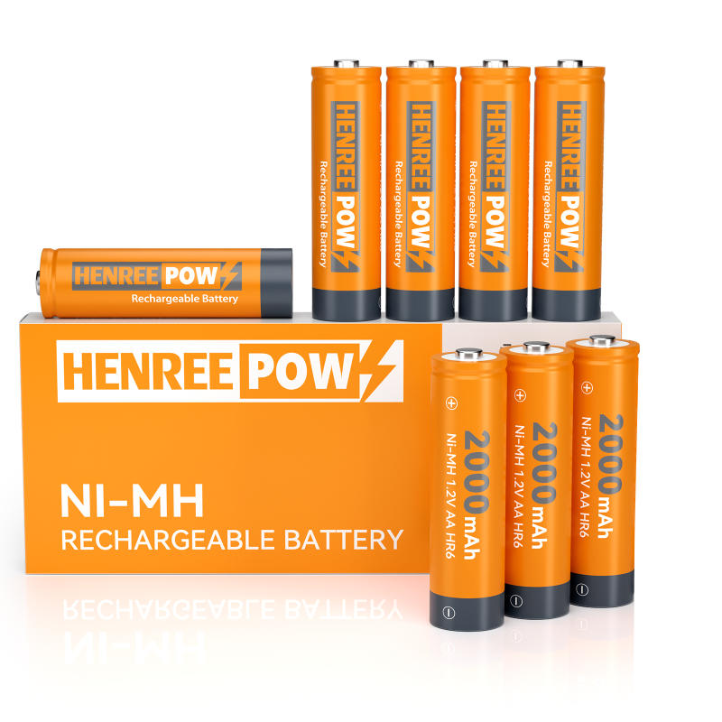 Henreepow AA 2000MAH 1,2 V High-kapacita NI-MH Nabíjateľná batéria